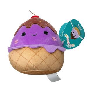 Squishmallows Dibbs the Ice Cream 5" Soft Food Plush NWT